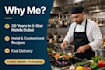 be your private chef for arabic pakistani italian french thai cuisine