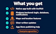 develop a native ios app with swift and swiftui