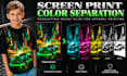 do color separation for screen printing