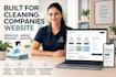 build a wix cleaning janitor business website with a quote request form