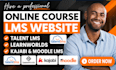 setup elearning course on talentlms, learnworlds, moodle lms, h5p and learndash