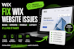 fix wix website bugs, errors, and mobile responsiveness