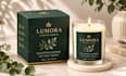 design product packaging, candle label, box packaging and product label