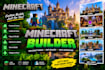 build minecraft maps, minecraft spawn, minecraft server, castle, city and lobby