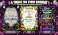 design editable birthday invitation cards in canva