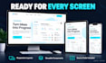 convert figma to a responsive react landing page