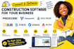 procore viewpoint spectrum esub stack jonas construction software arcsite