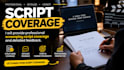 provide professional screenplay script coverage and detailed feedback