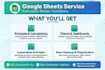 create automated excel dashboard and google sheets dashboard