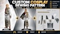 create custom cosplay sewing patterns with clo 3d fitting