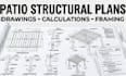 design patio structural plans engineering calculations