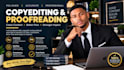 proofread and edit your text for grammar and clarity