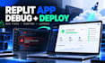 debug and deploy your replit ai web app