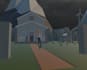 create low poly 3d environment, ps1 ps2 psx game map with game assets and prop