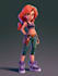 draw 2d game character illustration