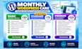provide monthly wordpress support and maintenance