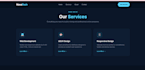 create a responsive HTML CSS website