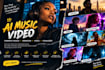 create ai music video cinematic ai generated music video