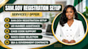 apply samgov to get cage code sba business certification uei sam gov renewal 8a