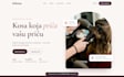 create a responsive one page landing page website