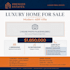 design modern real estate flyer and open house poster