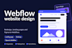 do webflow website design redesign webflow lamding page figma to webflow website
