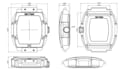 create custom watch dial, skeleton watch and case technical drawings
