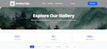 build a responsive react website with modern UI