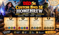create custom dnd 5e homebrew classes races and character options