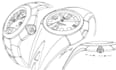 create 3d watch animation 3d watch technical drawing watch concept 3d cad model