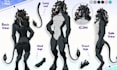 draw detailed furry reference sheet, fursona commission, furry ref sheet