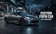 custom fivem car model, gta 5 vehicle mod, addon car, rc car 3d modeling