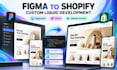 convert figma to shopify with custom liquid development