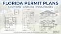 draw florida addition garage pool house permit plans
