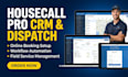 setup housecallpro crm field service dispatch online booking workflow automation