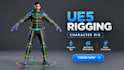 do ue5 character rig and vehicle physics rig with unreal retargeting