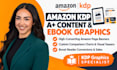 design amazon kdp a plus content and ebook sales graphics