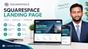 design a professional squarespace landing page
