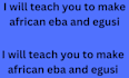 do eba with and egusi