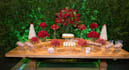 create luxury wedding floor plan with imperial table design