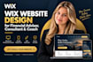 wix website design for financial advisor, consultant website, coach wix website