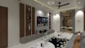 do luxury 3d interior design and rendering for bedroom living room kitchen