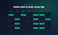 design social media posts and a monthly content plan