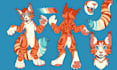 draw furry ref sheet fursona ref sheet anthro ref sheet reference character