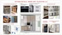 design kitchen interior and provide detailed technical drawings