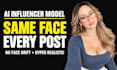create realistic ai influencer, ai model for social media
