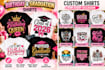 design custom t shirt graphics and print ready designs