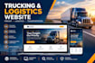 design trucking logistics website for freight transportation company