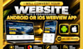 convert your website into a professional android webview app