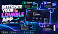 integrate supabase, stripe, apis and authentication in lovable app